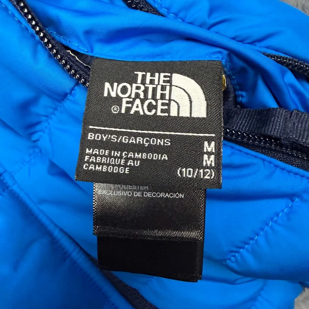 The North Face Boys Reversible Mount Chimborazo Jacket Blue Navy Size M 10/12